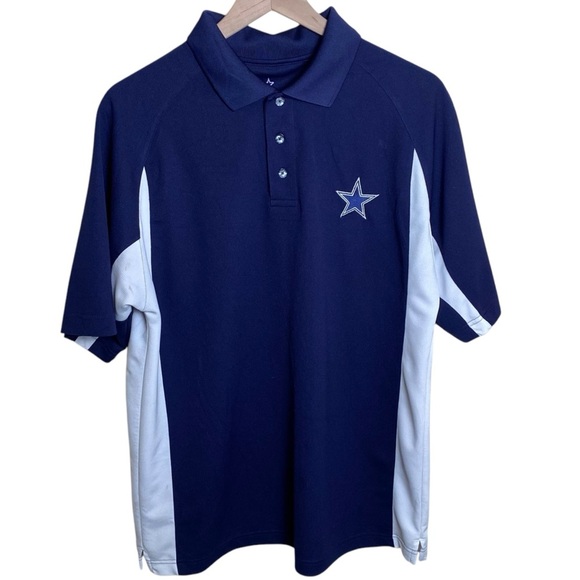 Dallas Cowboys Navy Blue Polo, M - Picture 1 of 9